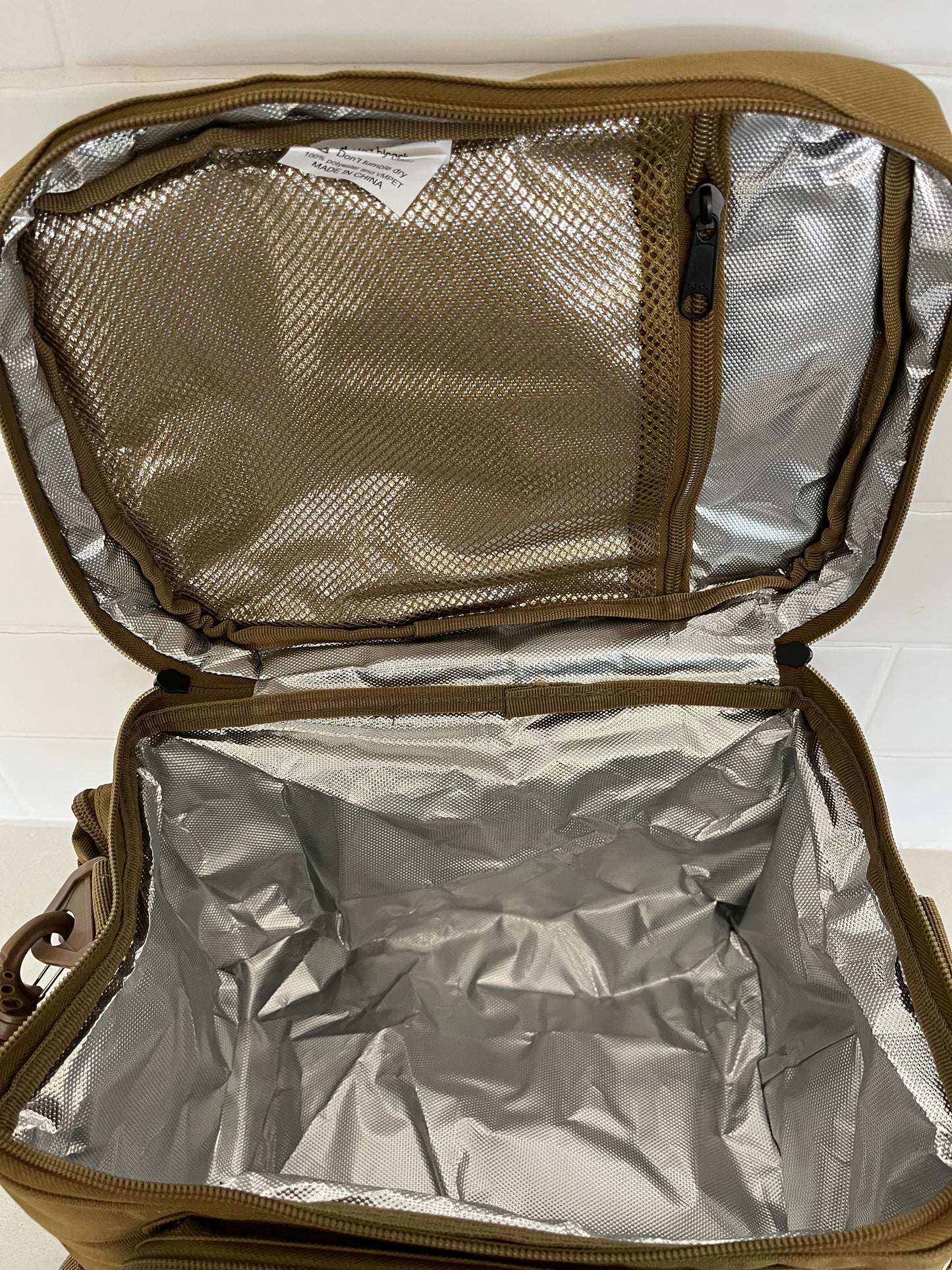 SNACK OPS ALPHA COOLER/LUNCH BAG - KHAKI