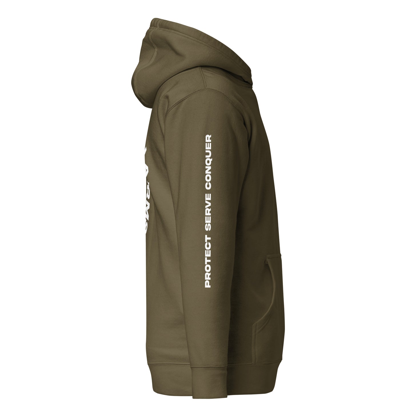 PROTECT, SERVE, CONQUER UNISEX HOODIE (CH WL)