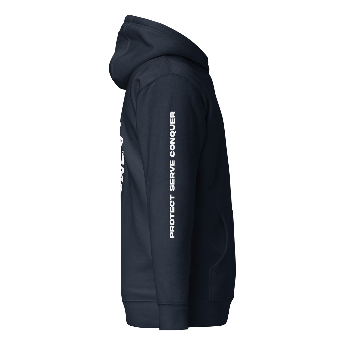 PROTECT, SERVE, CONQUER UNISEX HOODIE (CH WL)