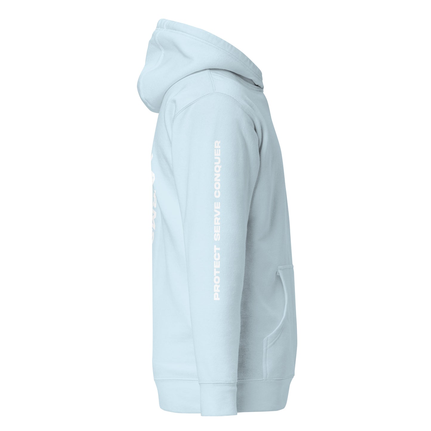 PROTECT, SERVE, CONQUER UNISEX HOODIE (CH WL)