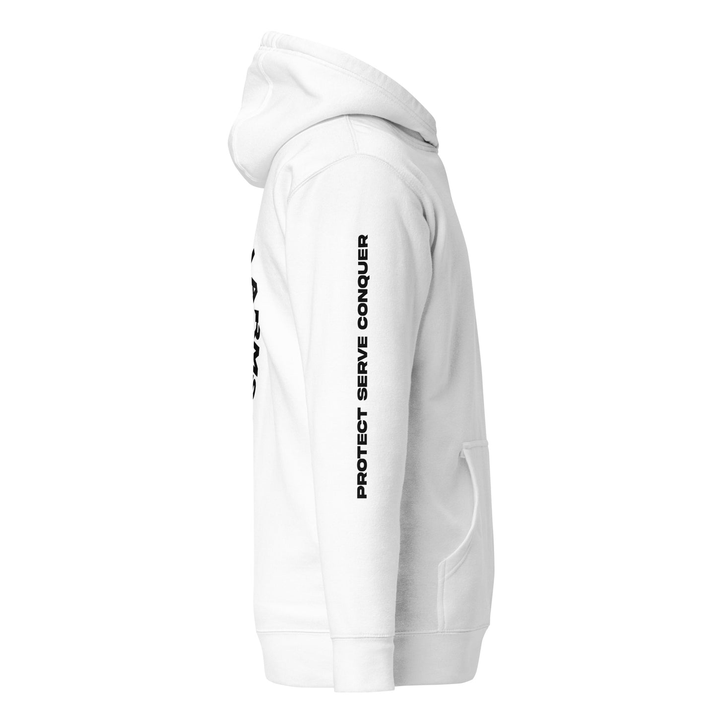 PROTECT, SERVE CONQUER UNISEX HOODIE (CH BL)