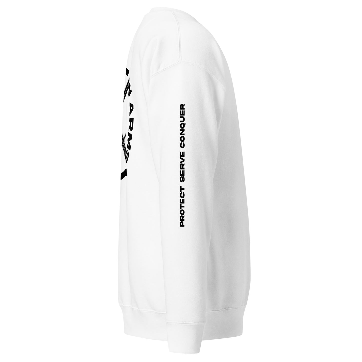 PROTECT, SERVE, CONQUER UNISEX SWEATSHIRT (CH BL)