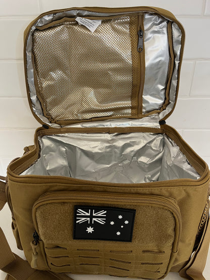 SNACK OPS ALPHA COOLER/LUNCH BAG - KHAKI