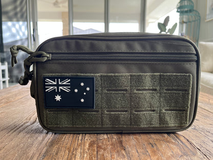 MORNING ROUTINE TOILETRIES BAG - KHAKI