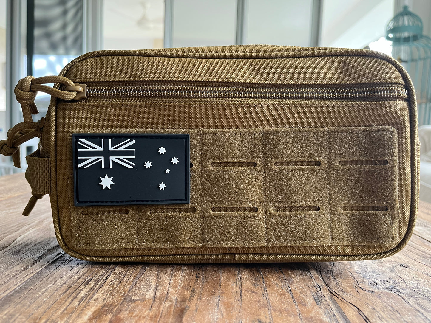 MORNING ROUTINE TOILETRIES BAG - KHAKI