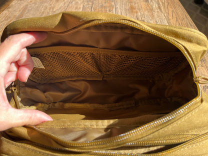 MORNING ROUTINE TOILETRIES BAG - KHAKI