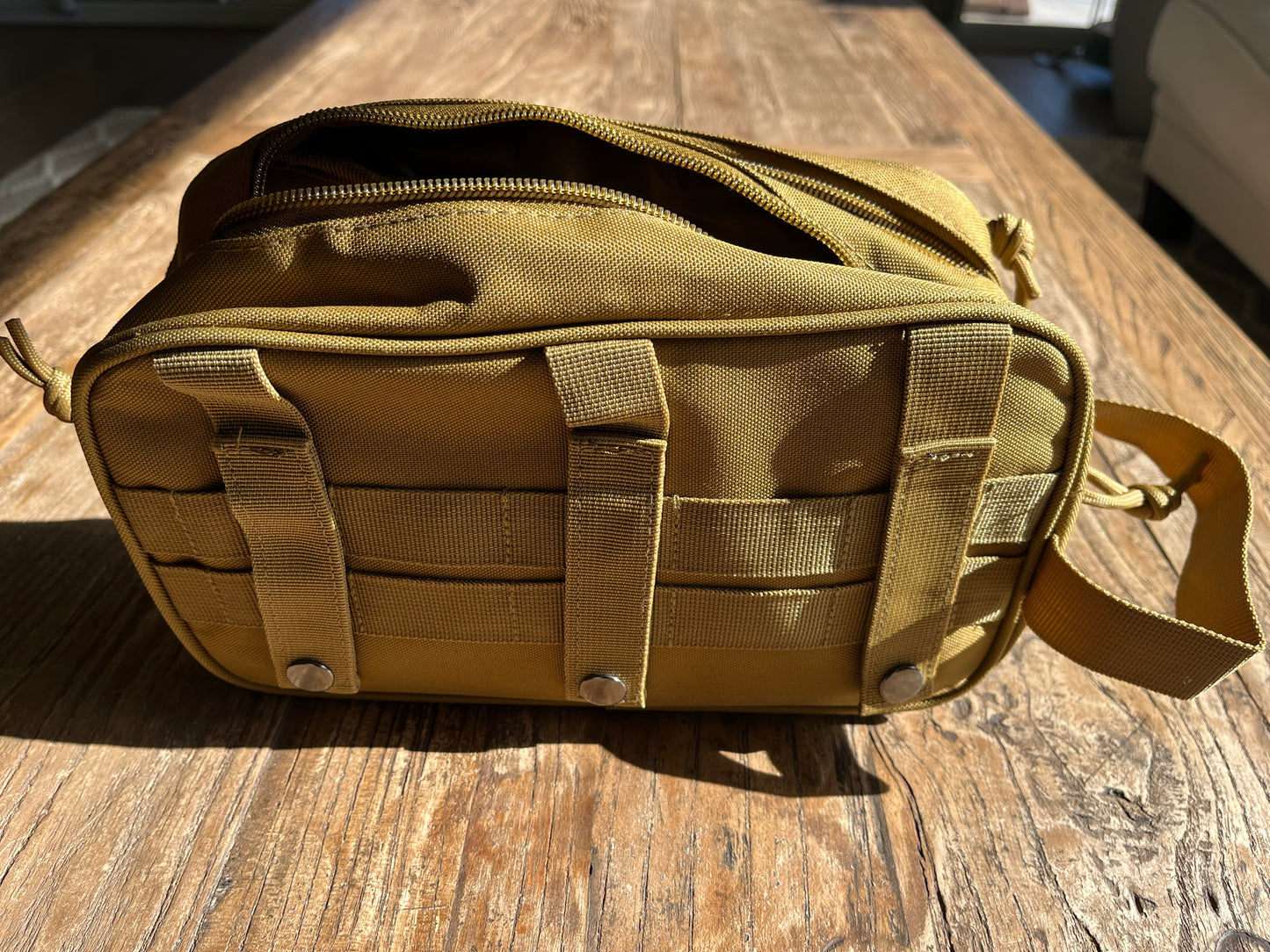 MORNING ROUTINE TOILETRIES BAG - KHAKI